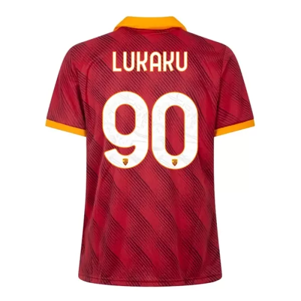 Levné Mužský Fotbalový Dres AS Řím Lukaku 90 Čtvrtý 2023-24