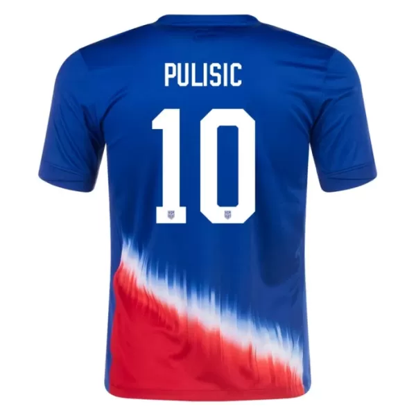 Levné Mužský Fotbalový Dres Spojené Státy Americké Pulisic 10 Venkovní 2024