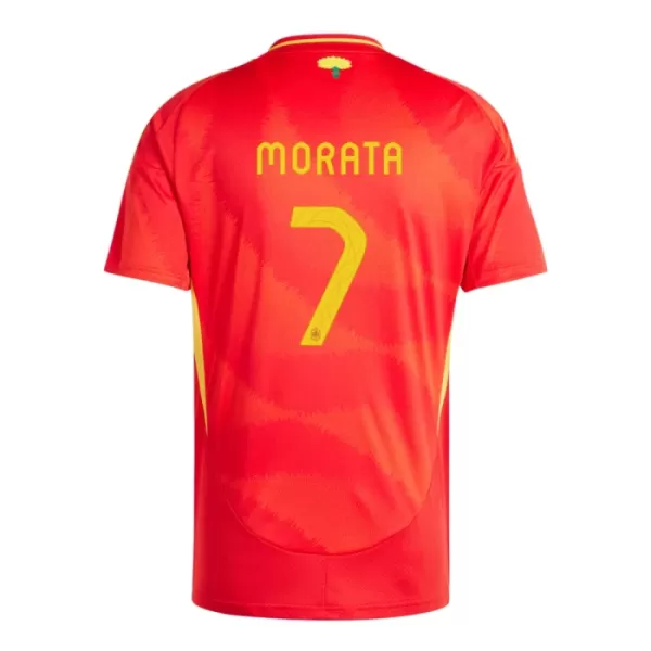 Levné Dětský Fotbalový Dres Španělsko Alvaro Morata 7 Domácí ME 2024