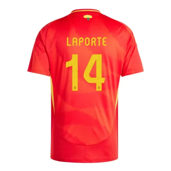 Levné Mužský Fotbalový Dres Španělsko Aymeric Laporte 14 Domácí ME 2024