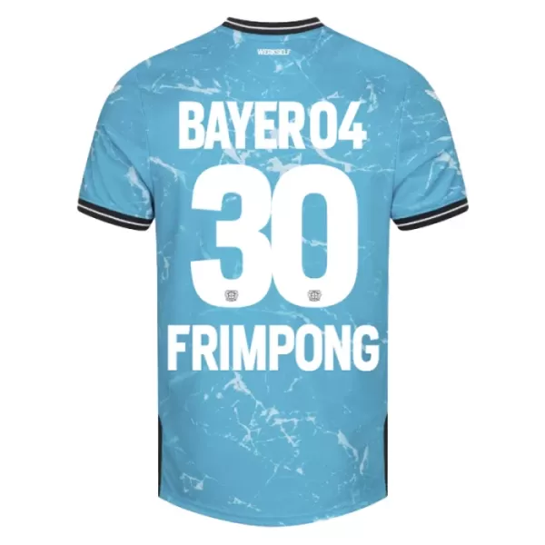 Levné Mužský Fotbalový Dres Bayer 04 Leverkusen Jeremie Frimpong 30 Alternativní 2023-24