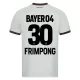 Levné Mužský Fotbalový Dres Bayer 04 Leverkusen Jeremie Frimpong 30 Venkovní 2023-24