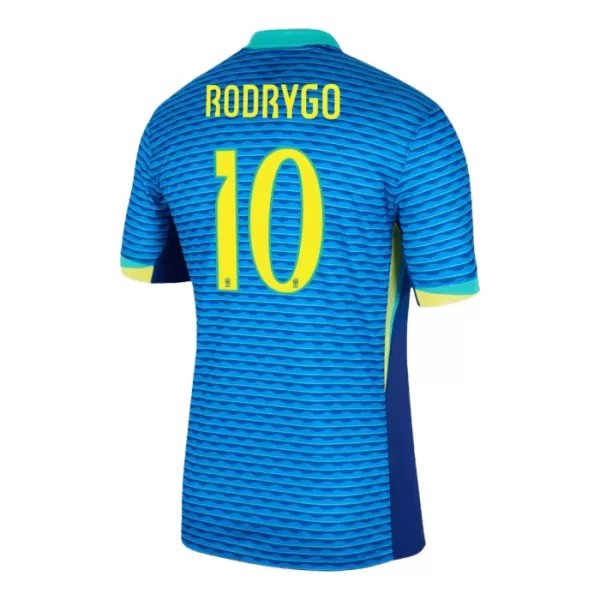 Levné Mužský Fotbalový Dres Brazílie Rodrygo 10 Venkovní 2024