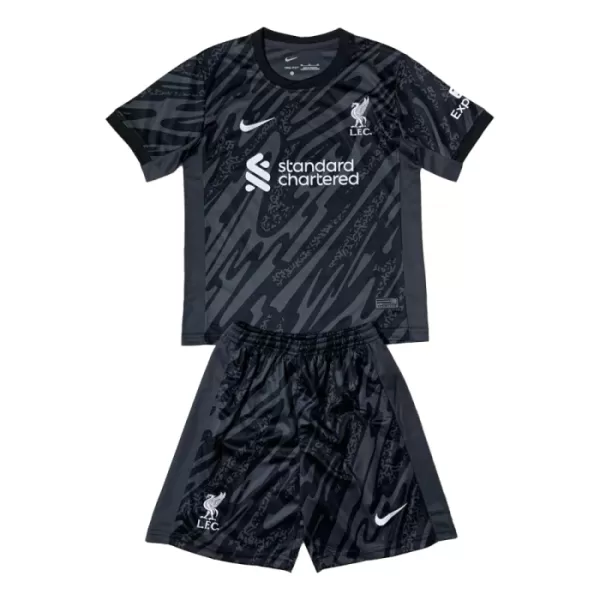 Levné Dětský Fotbalový Dres Liverpool Brankářské 2024-25 Černá