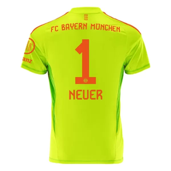 Levné Dětský Fotbalový Dres FC Bayern Mnichov Manuel Neuer 1 Brankářské Domácí 2024-25