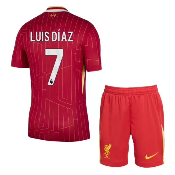 Levné Dětský Fotbalový Dres Liverpool Luis Diaz 7 Domácí 2024-25