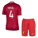 Levné Dětský Fotbalový Dres Liverpool Virgil 4 Domácí 2024-25