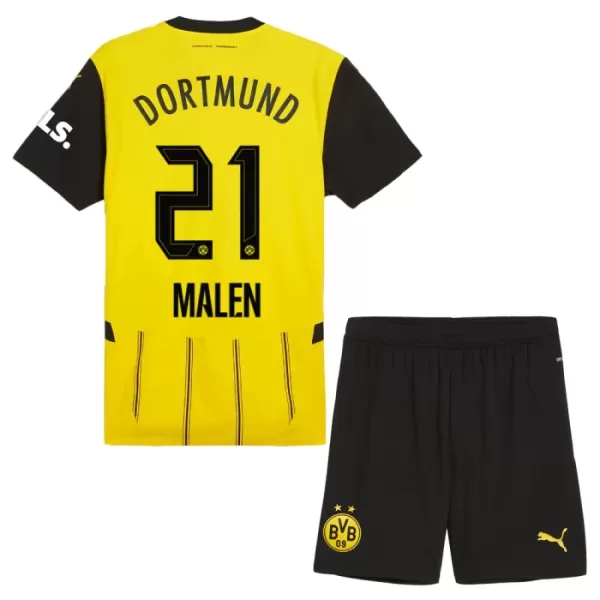 Levné Dětský Fotbalový Dres Borussia Dortmund Malen 21 Domácí 2024-25