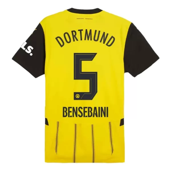 Levné Mužský Fotbalový Dres Borussia Dortmund Bensebaini 5 Domácí 2024-25