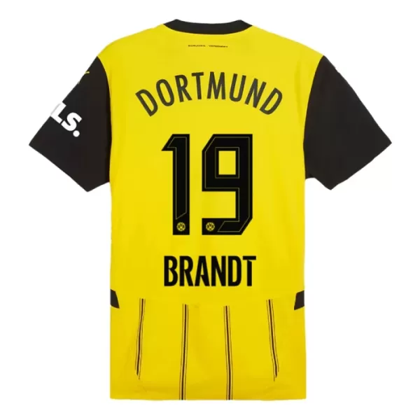 Levné Mužský Fotbalový Dres Borussia Dortmund Brandt 19 Domácí 2024-25