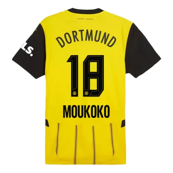 Levné Mužský Fotbalový Dres Borussia Dortmund Moukoko 18 Domácí 2024-25