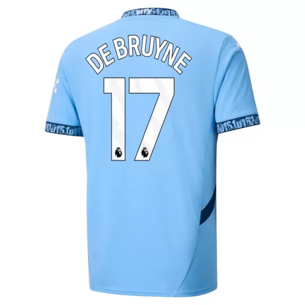 Levné Dětský Fotbalový Dres Manchester City De Bruyne 17 Domácí 2024-25