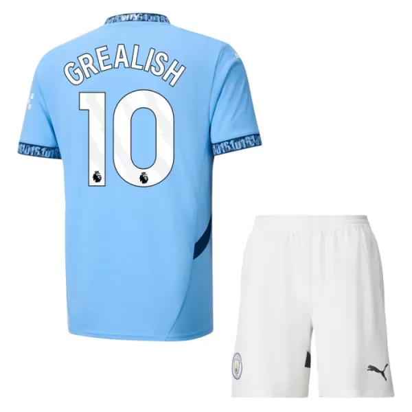 Levné Dětský Fotbalový Dres Manchester City Grealish 10 Domácí 2024-25