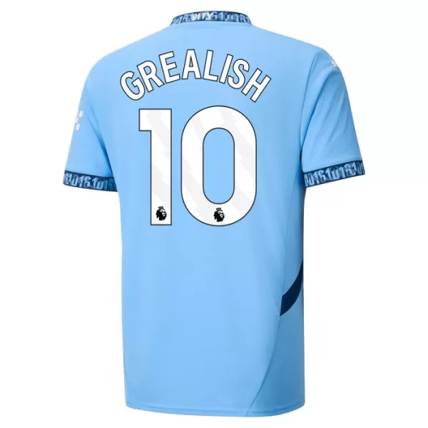 Levné Dětský Fotbalový Dres Manchester City Grealish 10 Domácí 2024-25