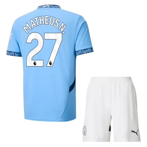 Levné Dětský Fotbalový Dres Manchester City Matheus Nunes 27 Domácí 2024-25