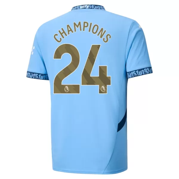 Levné Mužský Fotbalový Dres Manchester City Champions 24 Domácí 2024-25