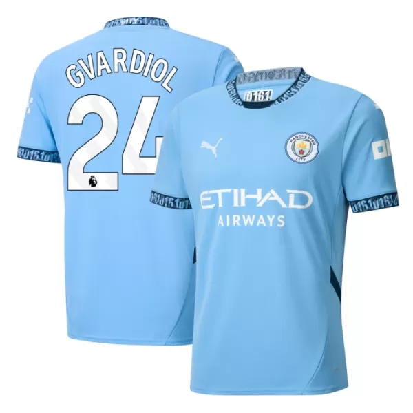 Levné Mužský Fotbalový Dres Manchester City Gvardiol 24 Domácí 2024-25