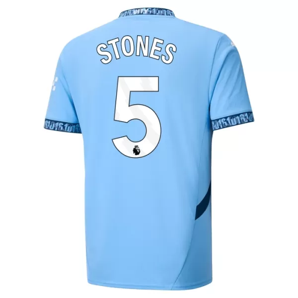 Levné Mužský Fotbalový Dres Manchester City Stones 5 Domácí 2024-25