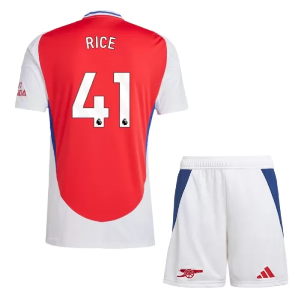 Levné Dětský Fotbalový Dres Arsenal Rice 41 Domácí 2024-25