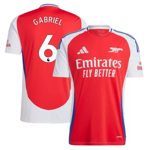 Levné Mužský Fotbalový Dres Arsenal Gabriel 6 Domácí 2024-25