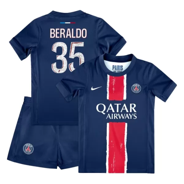 Levné Dětský Fotbalový Dres Paris Saint-Germain Lucas Beraldo 35 Domácí 2024-25