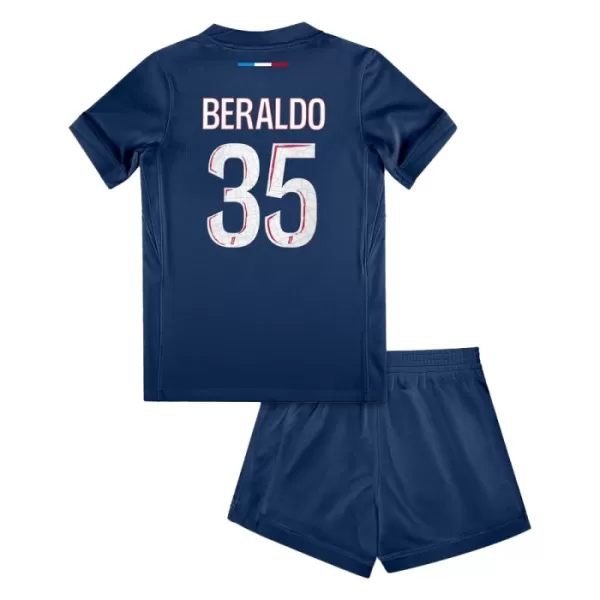 Levné Dětský Fotbalový Dres Paris Saint-Germain Lucas Beraldo 35 Domácí 2024-25