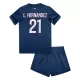 Levné Dětský Fotbalový Dres Paris Saint-Germain Lucas Hernandez 21 Domácí 2024-25