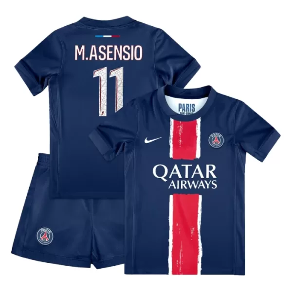 Levné Dětský Fotbalový Dres Paris Saint-Germain Marco Asensio 11 Domácí 2024-25