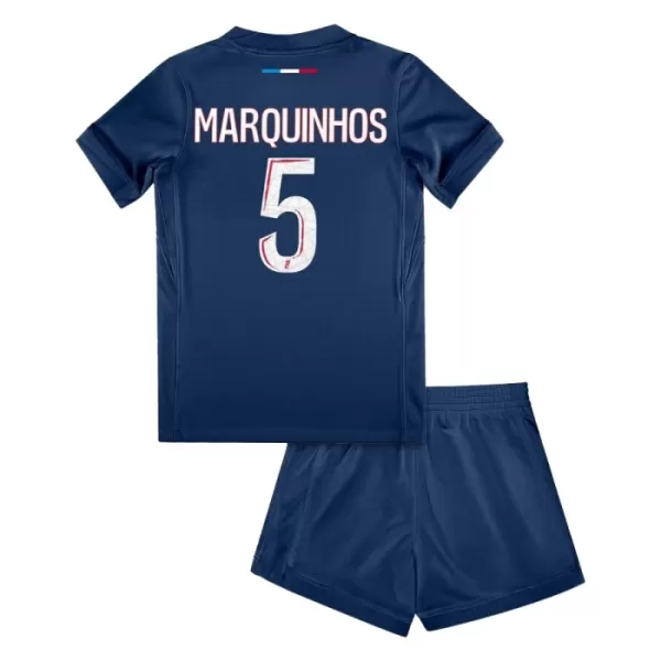 Levné Dětský Fotbalový Dres Paris Saint-Germain Marquinhos 5 Domácí 2024-25