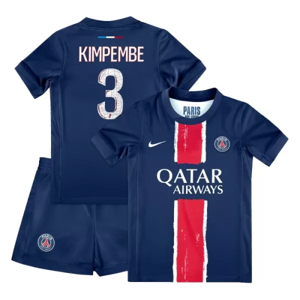 Levné Dětský Fotbalový Dres Paris Saint-Germain Presnel Kimpembe 3 Domácí 2024-25