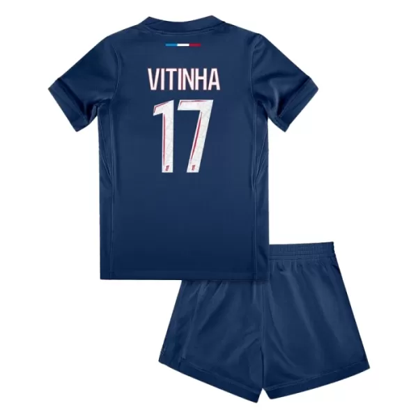 Levné Dětský Fotbalový Dres Paris Saint-Germain Vitinha 17 Domácí 2024-25