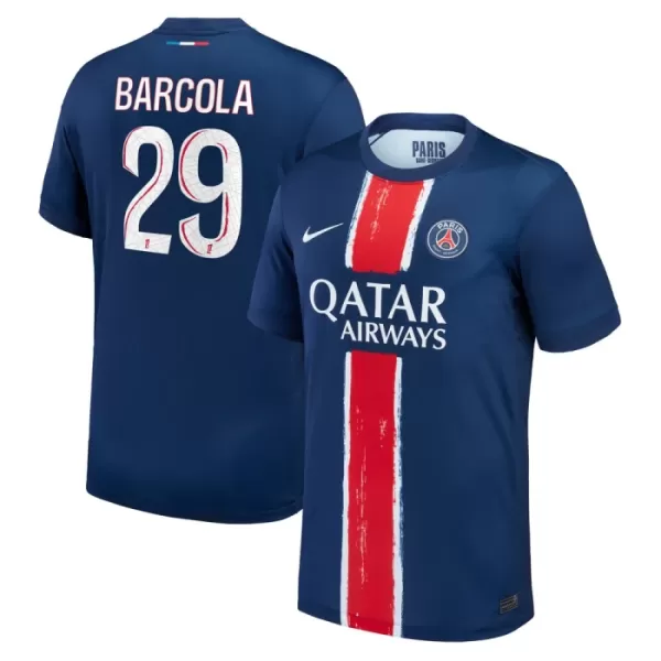 Levné Mužský Fotbalový Dres Paris Saint-Germain Bradley Barcola 29 Domácí 2024-25