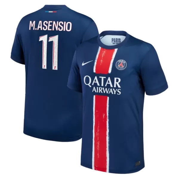 Levné Mužský Fotbalový Dres Paris Saint-Germain Marco Asensio 11 Domácí 2024-25