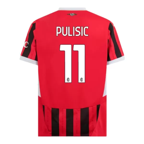 Levné Dětský Fotbalový Dres AC Milán Pulisic 11 Domácí 2024-25