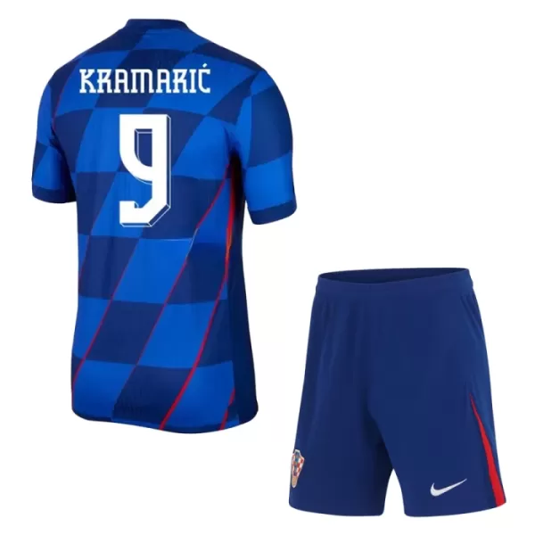 Levné Dětský Fotbalový Dres Chorvatsko Kramaric 9 Venkovní ME 2024