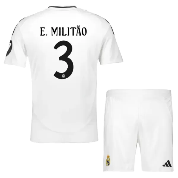 Levné Dětský Fotbalový Dres Real Madrid E. Militao 3 Domácí 2024-25