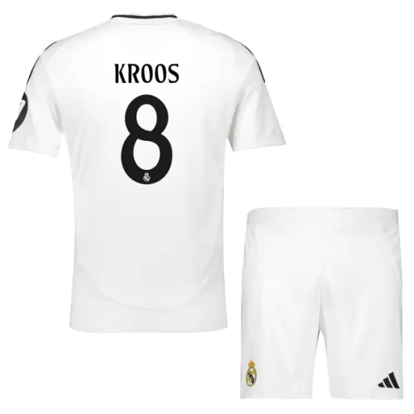 Levné Dětský Fotbalový Dres Real Madrid Kroos 8 Domácí 2024-25