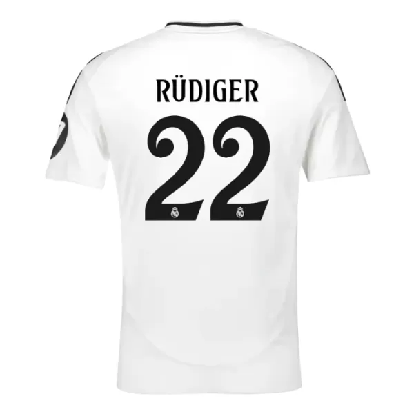 Levné Dětský Fotbalový Dres Real Madrid Rudiger 22 Domácí 2024-25