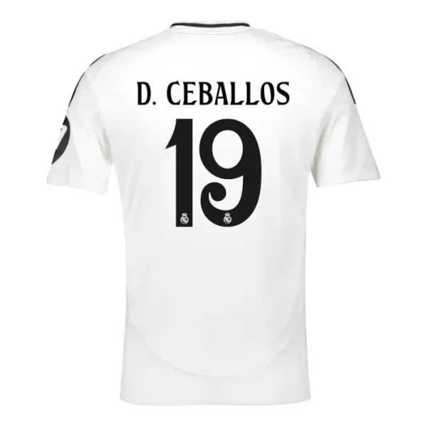 Levné Mužský Fotbalový Dres Real Madrid D. Ceballos 19 Domácí 2024-25