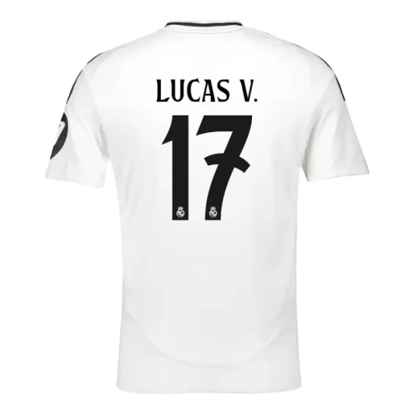 Levné Mužský Fotbalový Dres Real Madrid Lucas V. 17 Domácí 2024-25