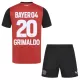 Levné Dětský Fotbalový Dres Bayer 04 Leverkusen Alejandro Grimaldo 20 Domácí 2024-25