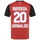 Levné Dětský Fotbalový Dres Bayer 04 Leverkusen Alejandro Grimaldo 20 Domácí 2024-25