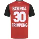 Levné Dětský Fotbalový Dres Bayer 04 Leverkusen Jeremie Frimpong 30 Domácí 2024-25