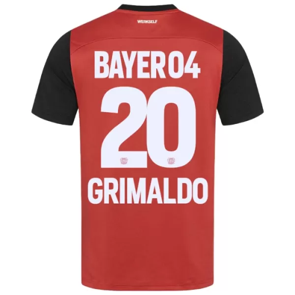 Levné Mužský Fotbalový Dres Bayer 04 Leverkusen Alejandro Grimaldo 20 Domácí 2024-25