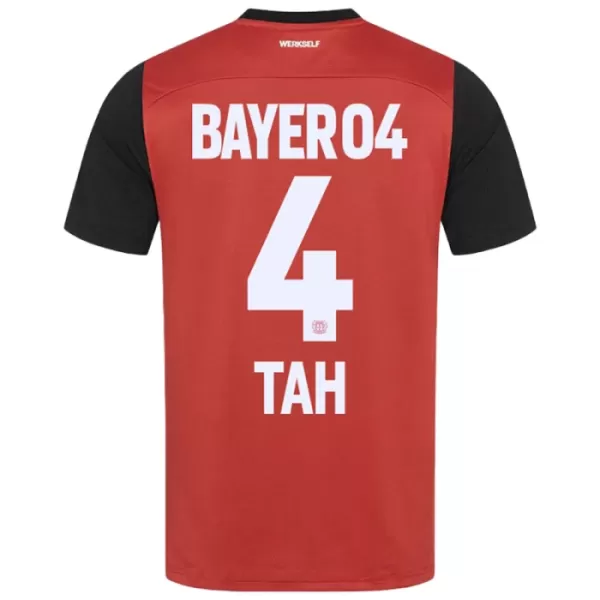 Levné Mužský Fotbalový Dres Bayer 04 Leverkusen Jonathan Tah 4 Domácí 2024-25