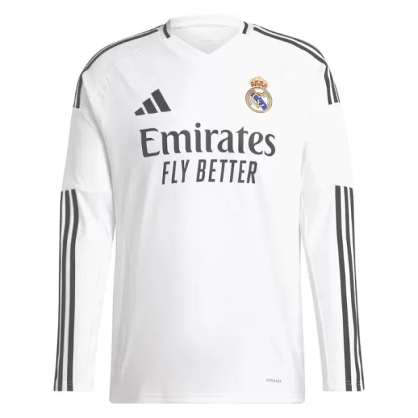 Levné Mužský Fotbalový Dres Real Madrid Bellingham 5 Domácí 2024-25 Dlouhý Rukáv