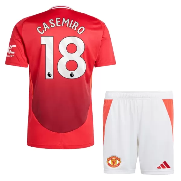 Levné Dětský Fotbalový Dres Manchester United Casemiro 18 Domácí 2024-25