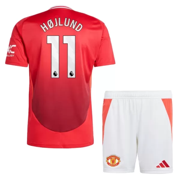 Levné Dětský Fotbalový Dres Manchester United Hojlund 11 Domácí 2024-25