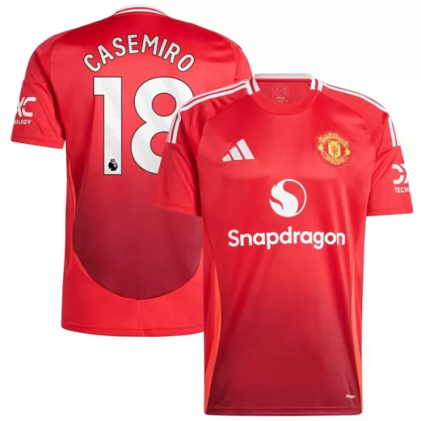 Levné Mužský Fotbalový Dres Manchester United Casemiro 18 Domácí 2024-25