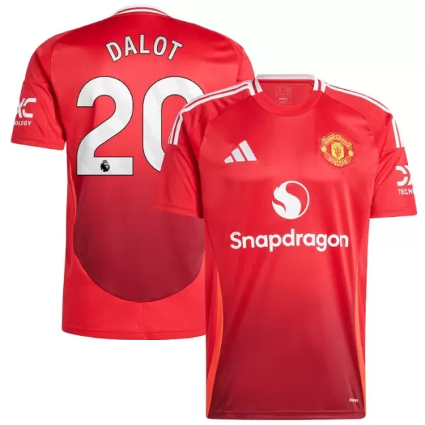 Levné Mužský Fotbalový Dres Manchester United Dalot 20 Domácí 2024-25